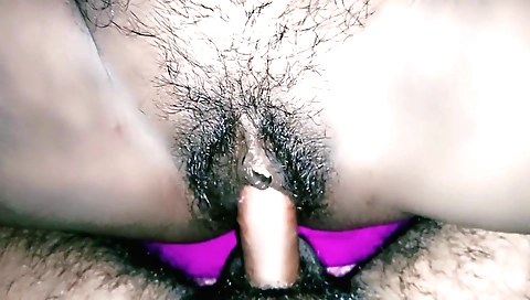 Amateur indian fetish with hairy hairy pussy in POV
