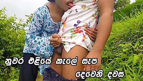 Indian brunette getting fucked outdoors in the jungle