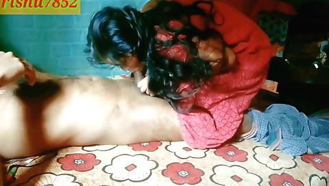 Hot brunette step daughter with small tits is getting fucked