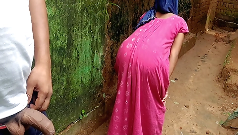 Indian hairy teen getting fucked in her hairy pussy