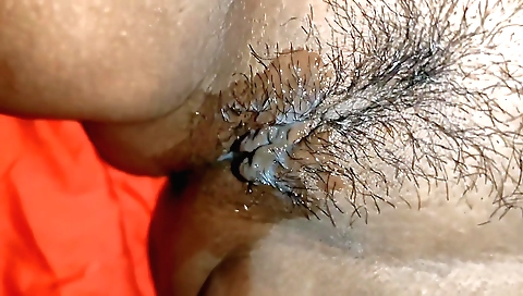 Hindi sex video featuring a hot and hairy indian girl