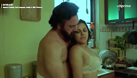Bollywood babe with a big ass masturbating on her bed