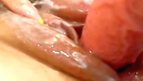 Busty amateur blonde shows her tight pussy in the hardcore video