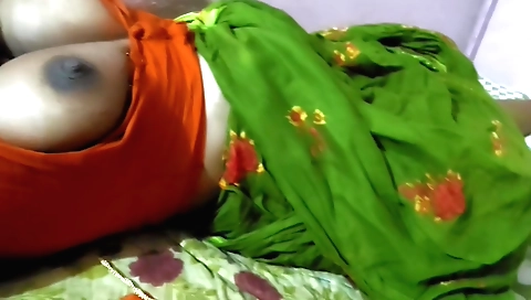 Indian porn video showing a sexy woman taking care of a book