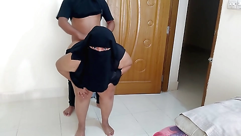 Indian busty lady gets fucked on the kitchen floor