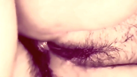 Indian girl getting her hairy ass fucked by a big white guy