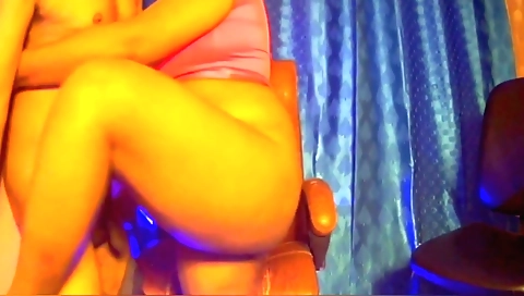 Indian brunette with small boobs shows her boobs on web cam