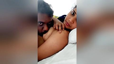 Indian teen gets fucked by her stepfather while she is in bed