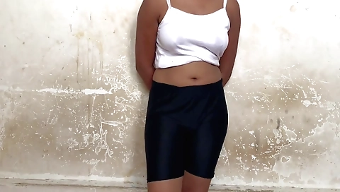 Indian amateur solo female video filmed in the village