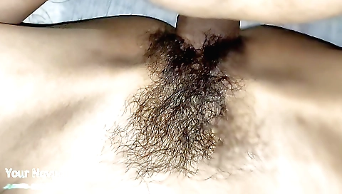 Indian babe gives a blowjob to her boyfriend in bedroom