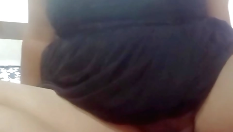 Hot big ass hairy girl playing with her hairy pussy