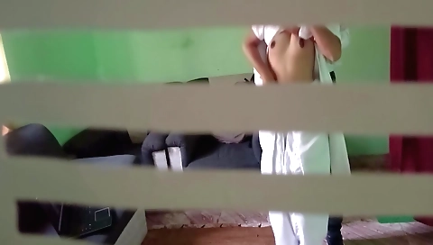 Indian wife gets fucked in the bedroom in the house