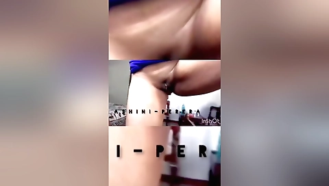 Indian woman in a very sexy outfit is on the webcam