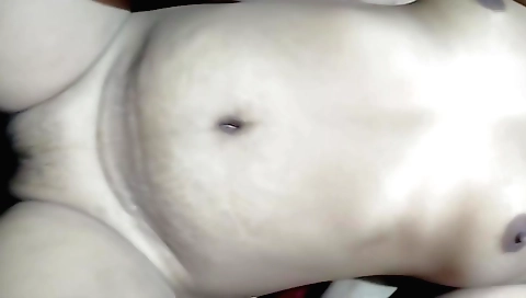 Indian stepmom with hairy pussy gets his dick on the bed