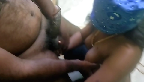 Indian chick with big booty takes a deepthroat sucking