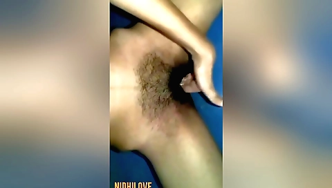 Amateur indian hairy girl 18+ shaved pussy and hairy body