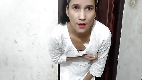 Indian solo female showing off her sexy body on the couch