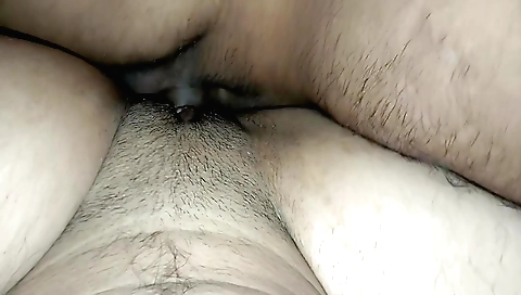 Indian girl with hairy pussy does some hardcore sex