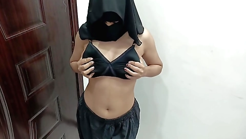 Slutty Pakistani college girl is nude and naked in her room
