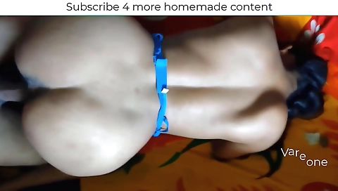 Indian brunette girlfriend takes it hard on her boyfriend