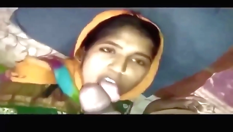 Indian girl with big tits blows and sucks her boyfriend