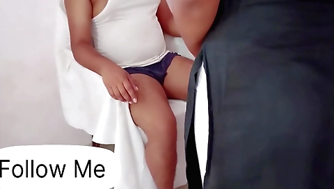 Indian village wife sucks dick in her husband's mouth