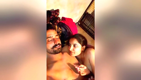 Indian brunette with a big booty is getting fucked on the web cam