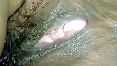 Indian hairy babe in the bedroom getting fucked pov