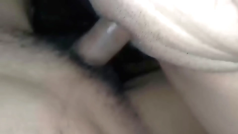 chubby chick showing her hairy pussy on web camera