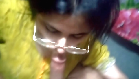 Busty brunette stepsister sucks a big koi aagya in a bikini